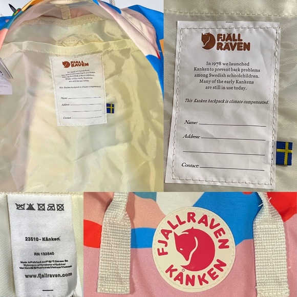 🌟Fjällräven: Kånken "Spring Landscape" Art Special Edition Backpack (NWOT)🌟 - Picture 11 of 11